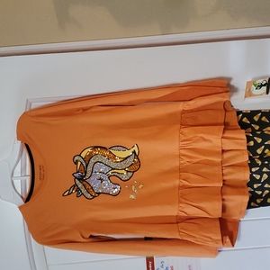 Girls 10-12 spooky night super cute outfit  brand new with tags